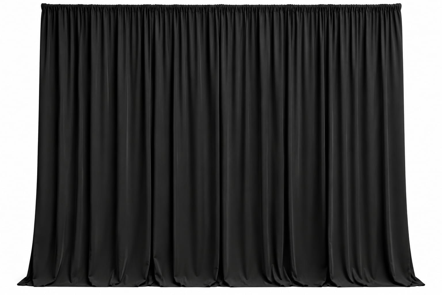 Elegant Black Draping